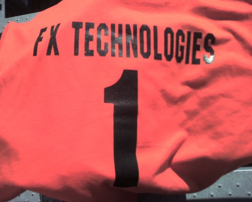 New jerseys with FX Technologies spondoring East Hudson Womens Soccer League