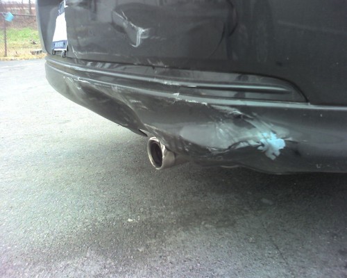 More bumper damage