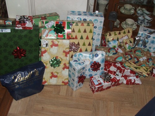 All the presents are wrapped!