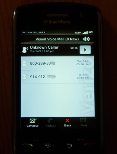 Visual Voice Mail