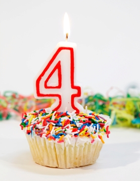 Happy 4th Birthday Blog