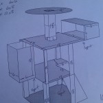 Cat tower blueprint