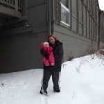 Arianna's First Snowfall