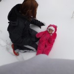 Arianna's First Snowfall