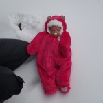 Arianna's First Snowfall