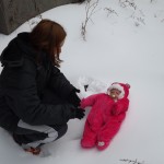 Arianna's First Snowfall