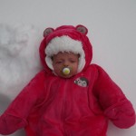 Arianna's First Snowfall