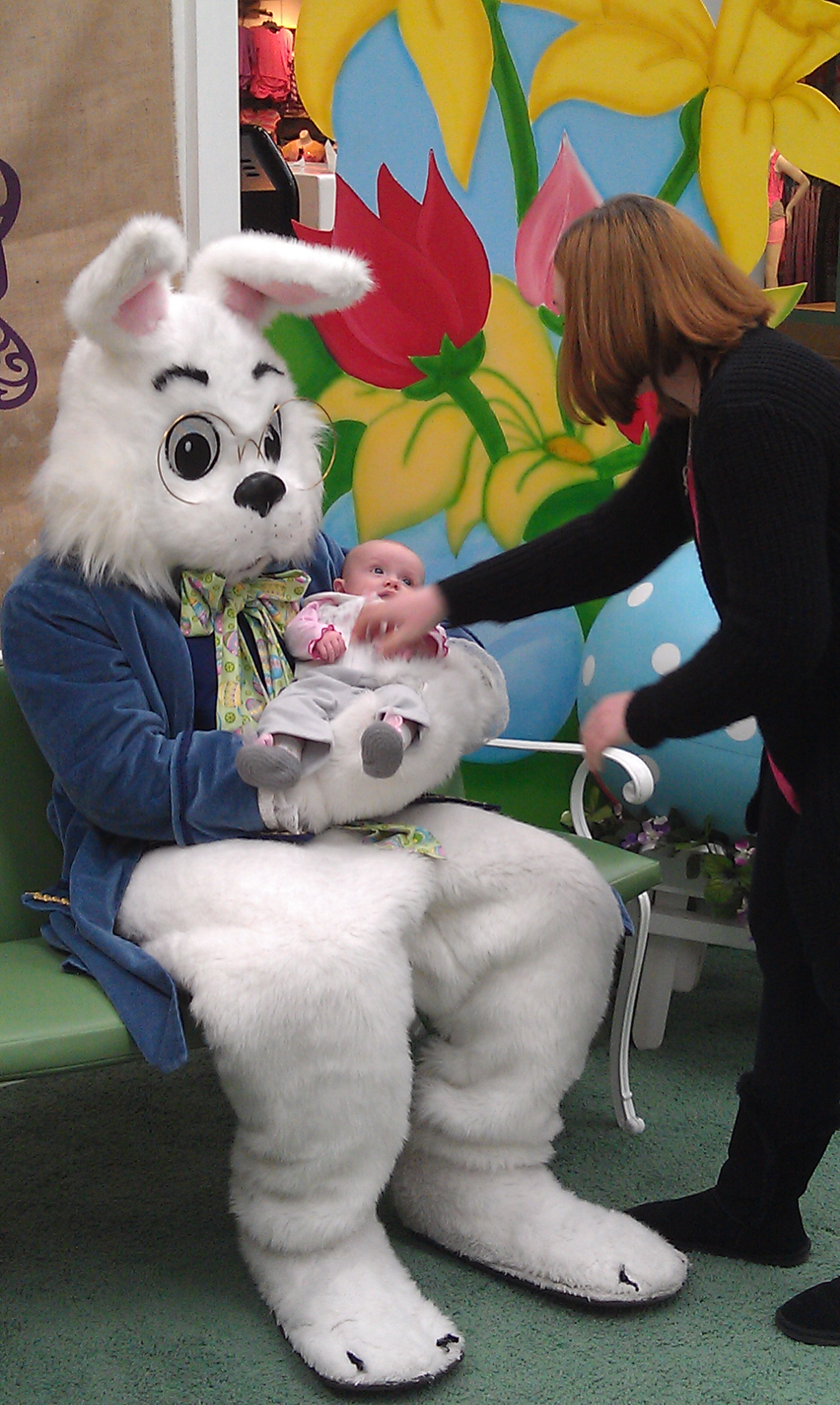 Arianna and the Easter Bunny 2013
