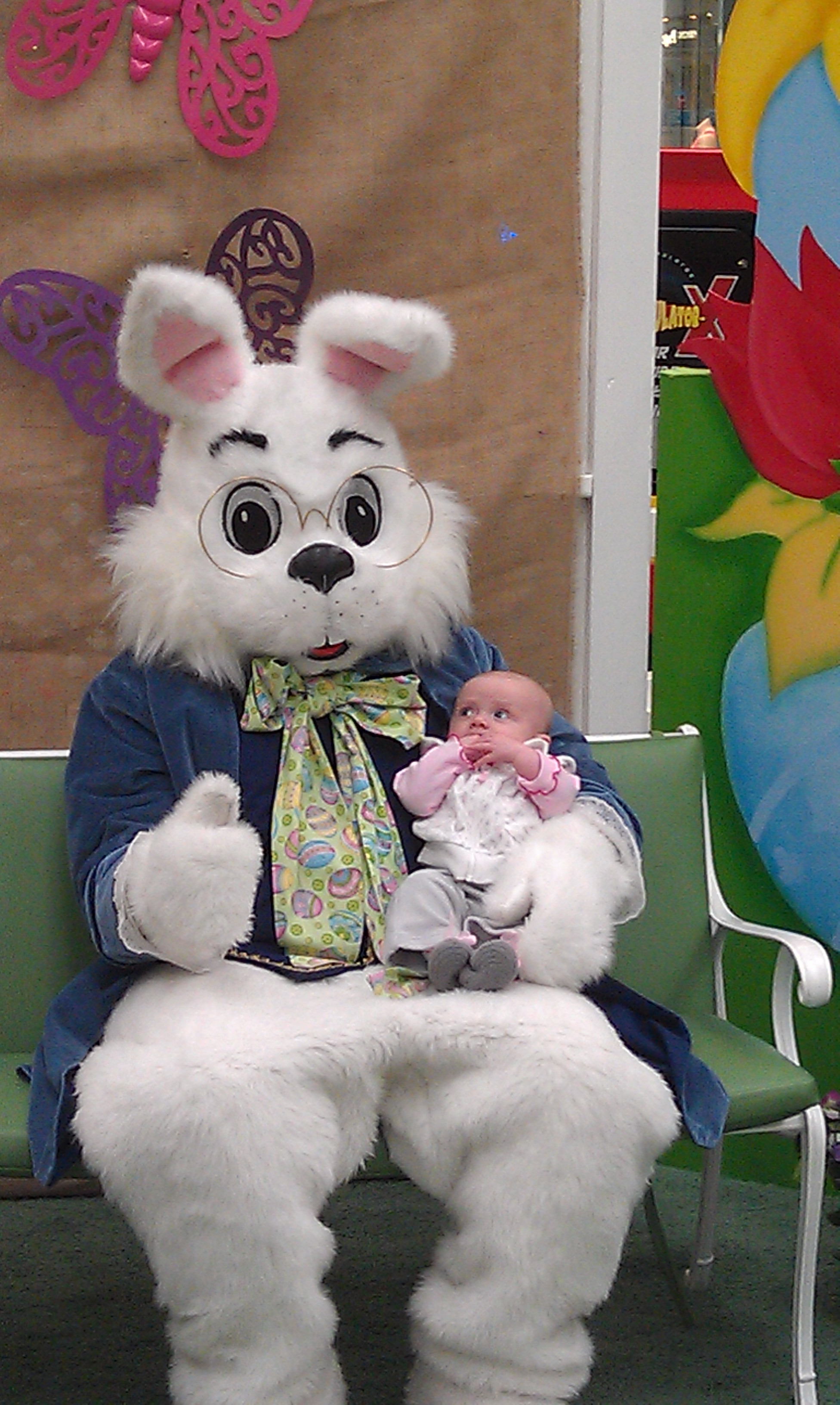 Arianna and the Easter Bunny 2013