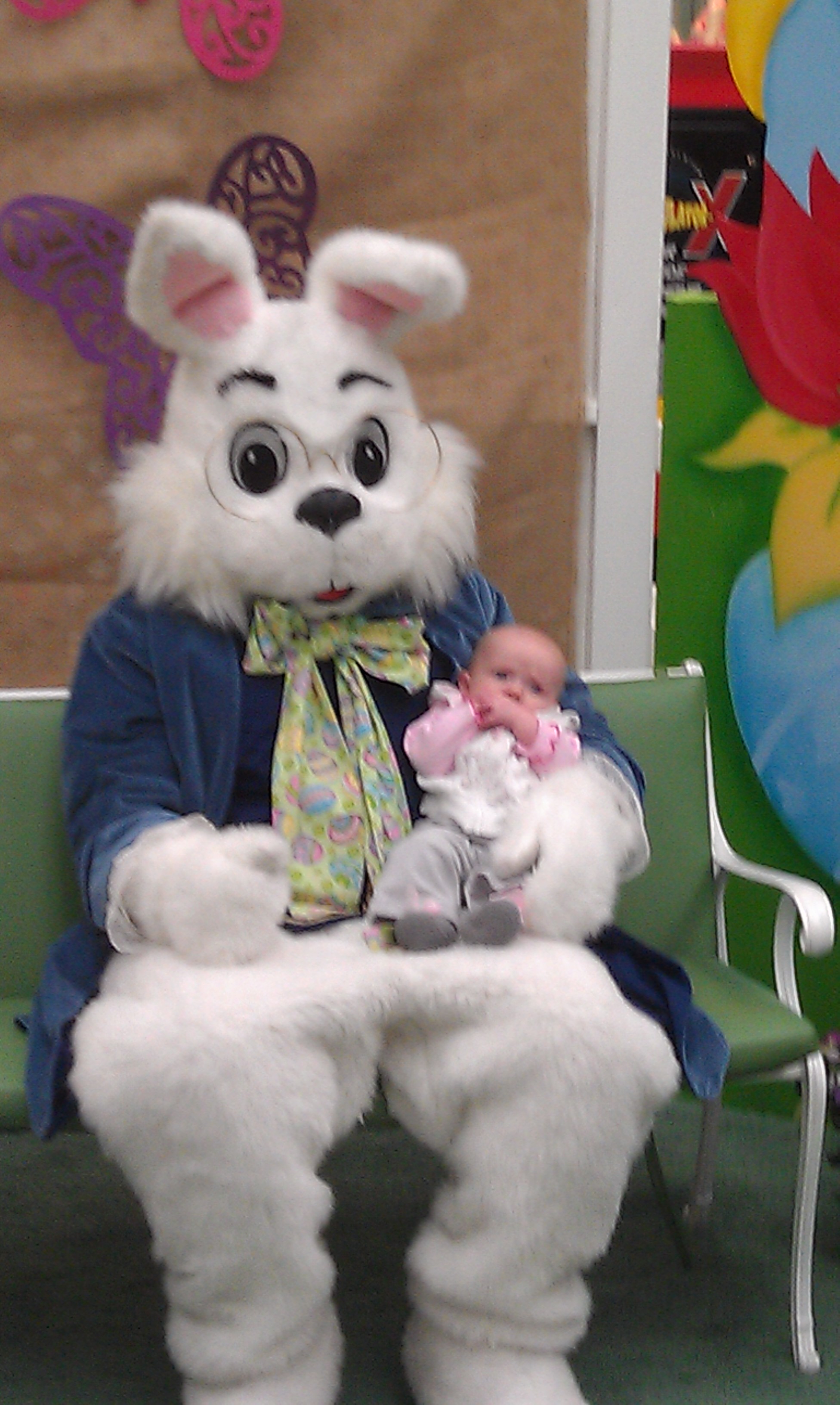 Arianna and the Easter Bunny 2013