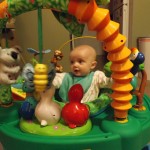 Arianna in exersaucer