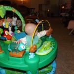 Arianna in exersaucer