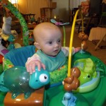 Arianna in exersaucer