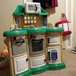Arianna's new toy kitchen