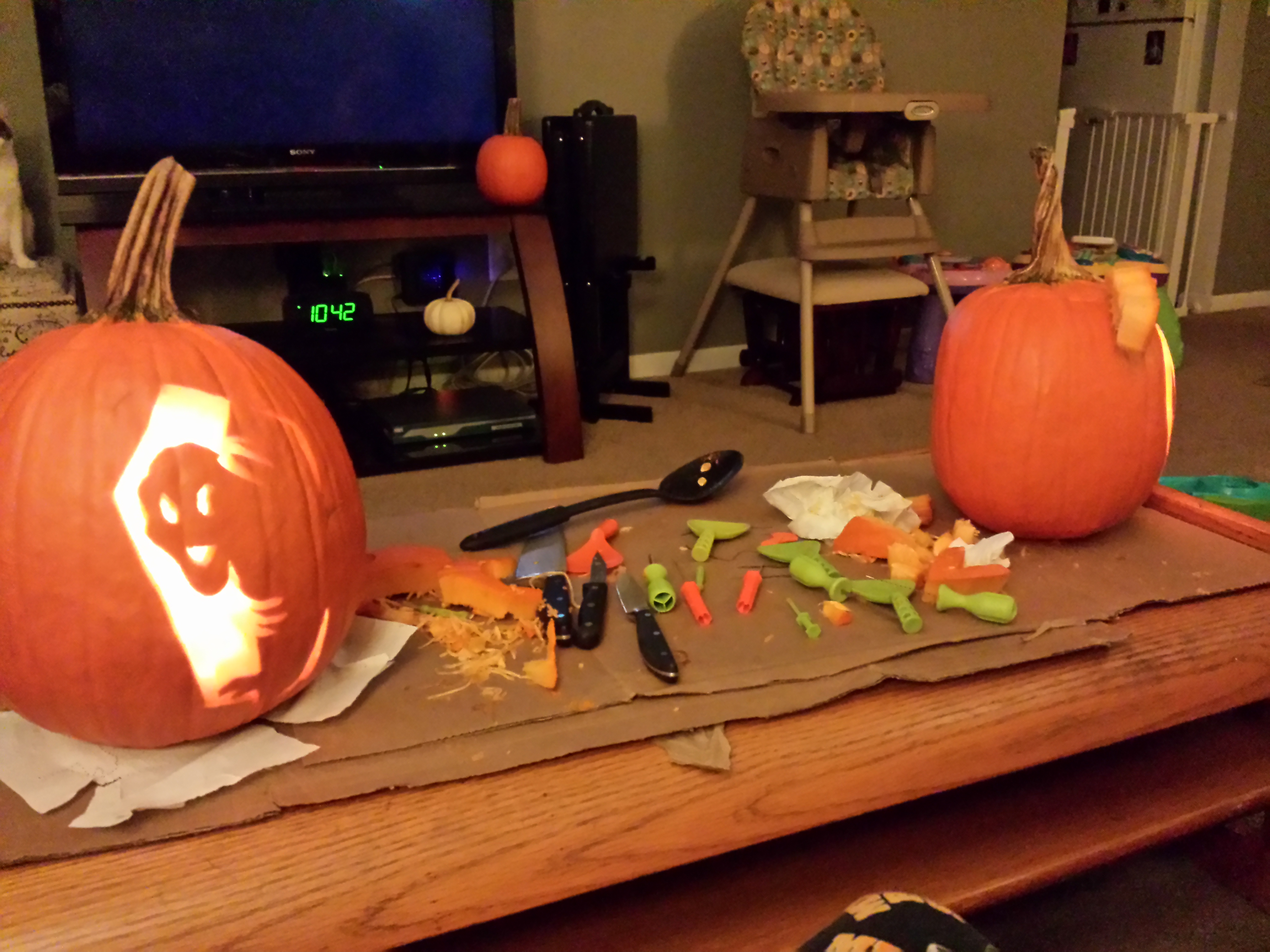 pumpkin carving 2014